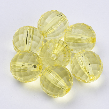 Transparent Acrylic Beads TACR-Q254-22mm-V21-1