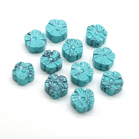 Synthetic Blue Turquoise Beads PW-WG31872-08-1