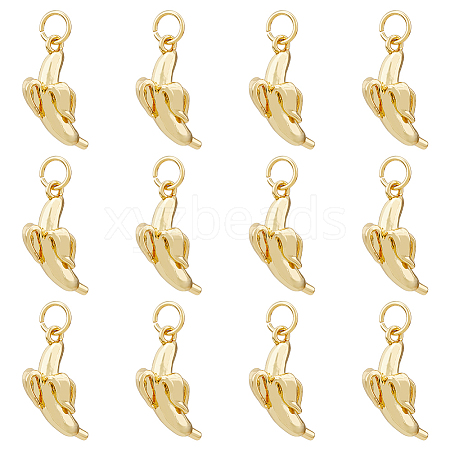 12Pcs Brass Pendants KK-HY0003-23-1