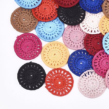 Polycotton(Polyester Cotton) Woven Pendant Decorations FIND-Q078-05-1