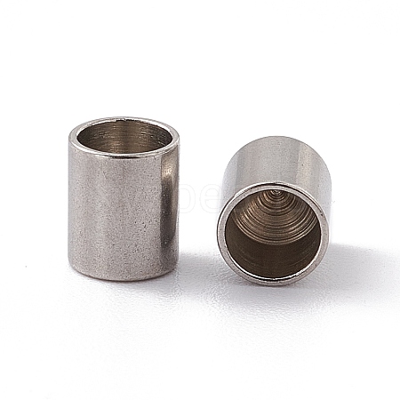 Tarnish Resistant 201 Stainless Steel Cord Ends X-STAS-G288-01B-P-1