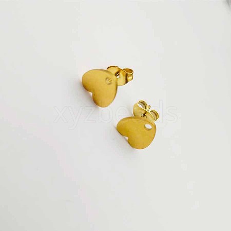 304 Stainless Steel Stud Earrings for Women RW1088-2-1