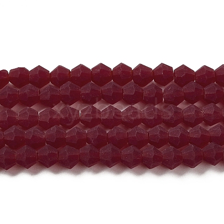 Imitate Austrian Crystal Frosted Glass Beads Strands LS-EGLA-A039-T2mm-MD27-1