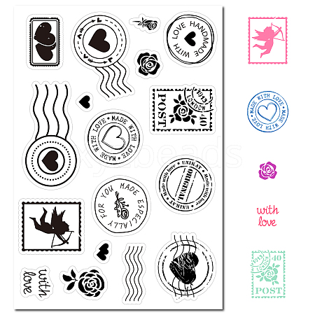 Custom PVC Plastic Clear Stamps DIY-WH0439-0079-1