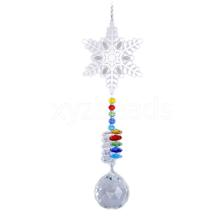 Stainless Steel Christmas Tree Snowflake Bell Wind Chime PW-WGCA156-02-1