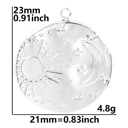 Non-Tarnish Stainless Steel Pendants PW-WGB37C0-01-1