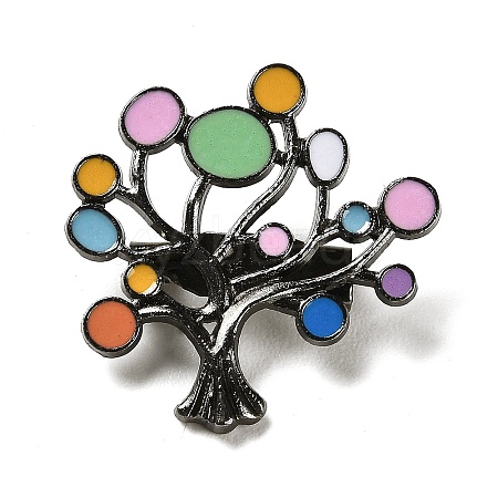 Fortune Tree Enamel Pins JEWB-Z014-03B-B-1