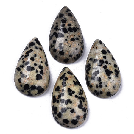 Natural Dalmatian Jasper Cabochons G-N326-72J-1