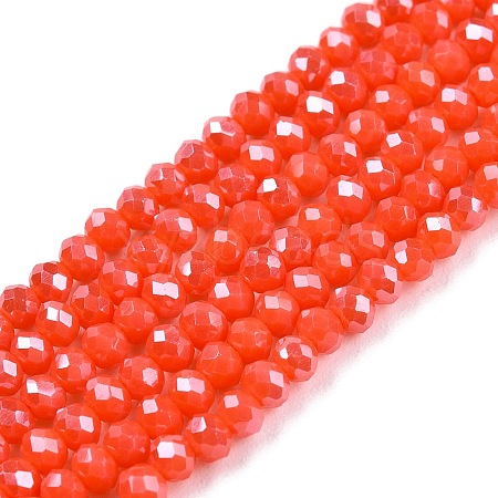 Electroplate Glass Beads Strands EGLA-A044-P2mm-A21-1