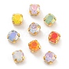 Flat Round Opal Sew On Rhinestones RGLA-G024-12A-G-1