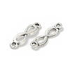 Tibetan Style Alloy Infinity Connector Charms TIBE-S324-26AS-2