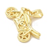 Rack Plating Brass Pendants KK-K293-35G-01-2