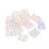 Transparent Frosted Acrylic Beads X-OACR-P013-42M-1
