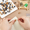 60Pcs 2 Colors Zinc Alloy Shank Buttons BUTT-FH0001-030-3