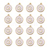 Golden Plated Alloy Charms ENAM-S118-01G-2