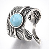 Alloy Cuff Finger Rings RJEW-T006-43-1