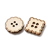 4-Hole Wood Buttons WD-CBA9CDE-01B-2