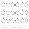 Unicraftale DIY Blank Dome Flat Round Pendant Making Kit DIY-UN0004-47-1