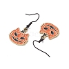 Halloween Alloy Enamel Dangle Earrings EJEW-JE06063-5