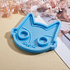 Fox Shape Food Grade DIY Silicone Pendant Molds SIL-CJC0001-01-6