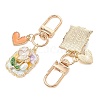 Alloy Enamel Pendant Decorations HJEW-JM04794-3