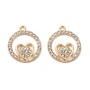 Alloy Rhinestone Pendants FIND-G055-01G-2