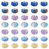 60Pcs 3 Styles Opaque Resin European Beads RESI-TA0005-29-2