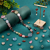 100Pcs 10 Colors Transparent Acrylic Beads TACR-PH0001-75-5