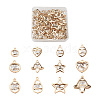 72Pcs 12 Style Alloy Pendants PALLOY-TA0002-28-24