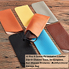  12Pcs 6 Colors PU Imitation Leather Slip-in Glasses Case AJEW-NB0003-69-4