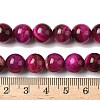 Natural Rose Tiger Eye Beads Strands X-G-G099-10mm-3-6