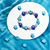 DICOSMETIC Handmade Evil Eye Lampwork Beads LAMP-DC0001-07B-5