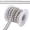 Gorgecraft Two Rows Rhinestone Cup Chain((Hot Melt Adhesive On The Back) DIY-GF0001-77-1