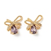 Brass Micro Pave Cubic Zirconia Pendants KK-Z136-58G-04-1