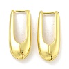 Rack Plating Oval Brass Hoop Earrings for Women EJEW-G410-61G-1