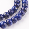 Natural Lapis Lazuli Beads Strands G-G099-8mm-7C-3