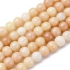 Ombre Effect Dyed Glass Beads Strands X-GLAA-T031-01O-07-1