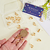 24Pcs Brass Clip-on Earring Findings FIND-SC0013-11G-3
