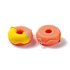 Two Tone Opaque Imitation Food Resin Pendants RESI-G046-13P-3