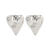 Non-Tarnish Heart 304 Stainless Steel Ear Studs EJEW-L290-025P-1