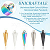 Unicraftale 25Pcs 5 Colors 304 Stainless Steel Pendants STAS-UN0048-66-5