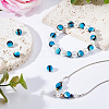 20Pcs Luminous Crackle Glass Beads GLAA-FH0001-89C-4
