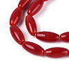 Opaque Glass Beads Strands X-GLAA-T028-15P-02-3