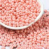 Baking Paint Luster Glass Seed Beads SEED-B001-04A-08-1