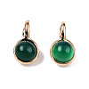 Natural Green Onyx Agate Charms G-N326-141B-3