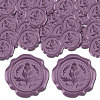 CRASPIRE 50Pcs Adhesive Wax Seal Stickers DIY-CP0010-16B-1