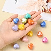 32Pcs 8 Colors Opaque Acrylic European Beads MACR-YW0001-42-7