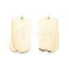 Ion Plating(IP) 304 Stainless Steel Pendants STAS-T060-41G-2