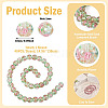 1 Strand Handmade Glod Sand Lampwork Beads Strands LAMP-TA0002-09F-4