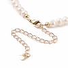 Grade A Natural Pearl Beaded Necklace for Women NJEW-JN03860-5